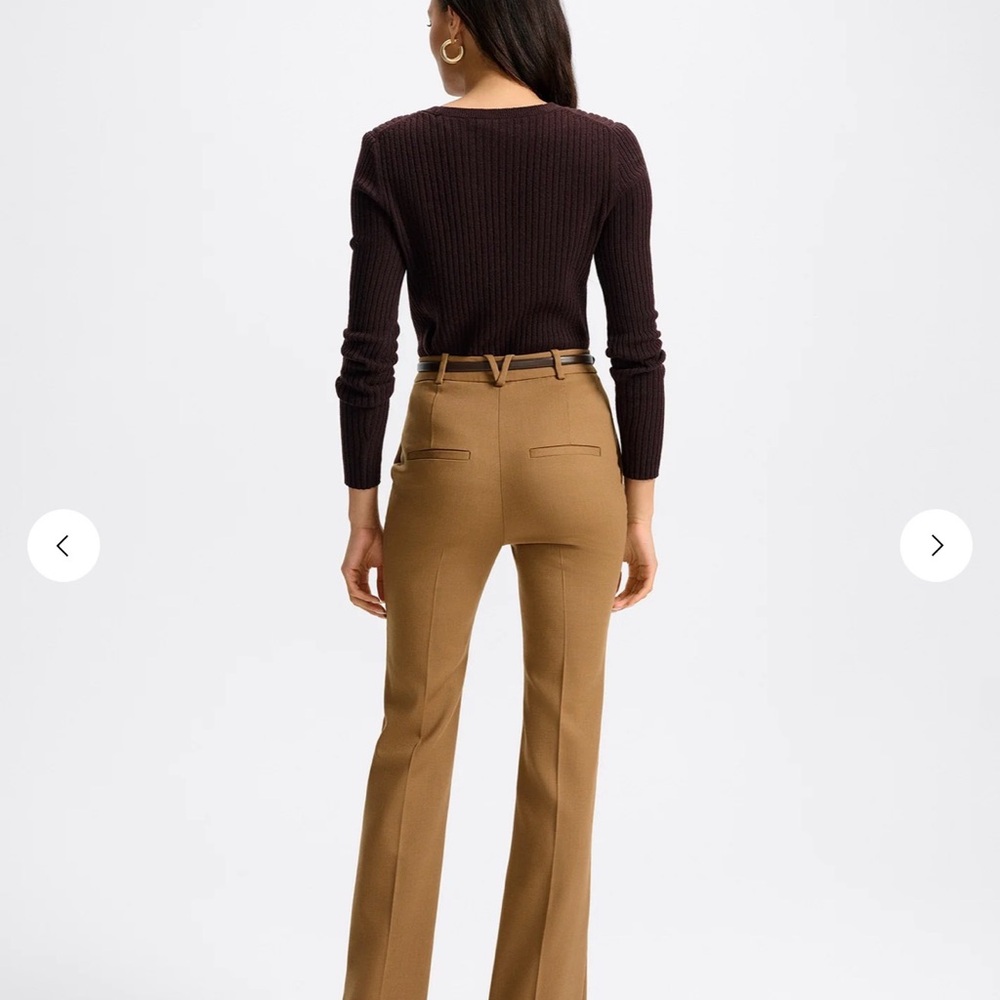 Veronica Beard Gracie Flare Pant - Picture 2 of 8